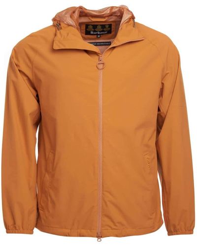Barbour Irvine Weather Comfort Jacket Cinder - Orange