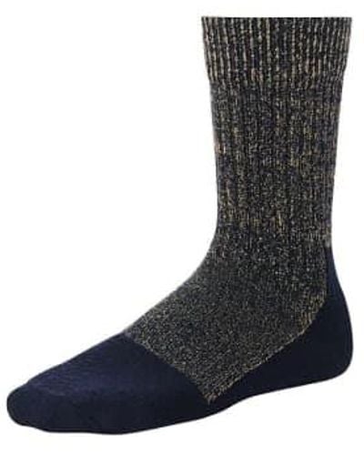 Red Wing Capped Wool Sock 97642 Black 09-12 - Blue