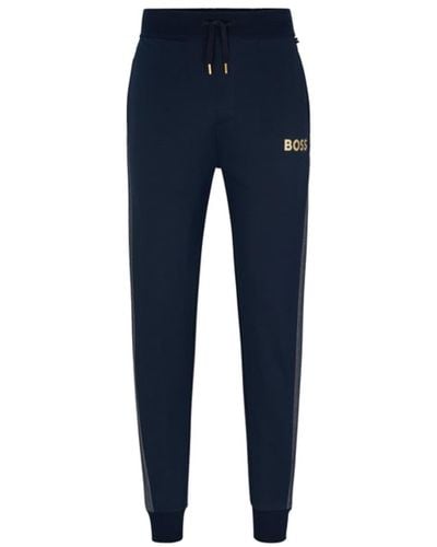 Blue hugo store boss joggers