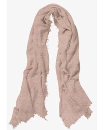PUR SCHOEN Stone I Hand Felted Cashmere Soft Scarf + Gift Stone - Pink