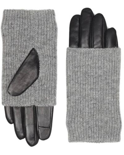 Markberg Helly & Grey Cable Knit Gloves