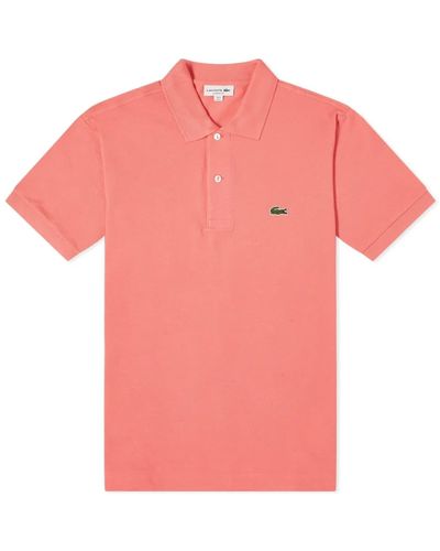 Pink polo cheap lacoste
