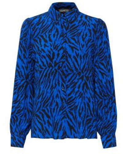 Soaked In Luxury Slina chrishell shirt ls - Bleu