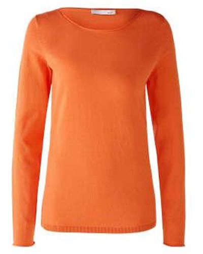 Ouí Sweater Vermillion - Orange