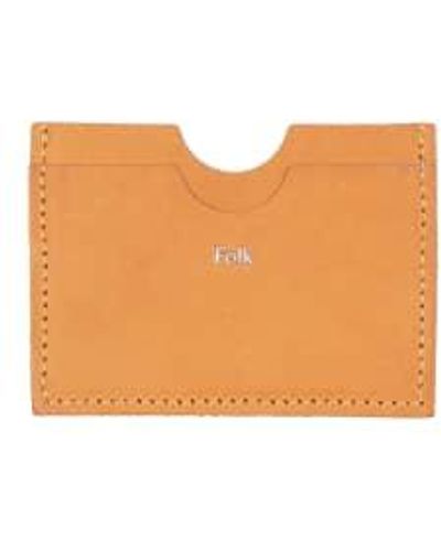 Folk Orb Cardholder - Arancione
