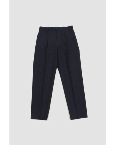 Another Aspect Another Pants 1.0 Navy Pin Stripe - Blau
