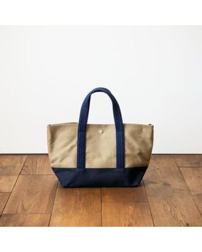 Cabas Small No 1 Handbag / /white/green - Blue