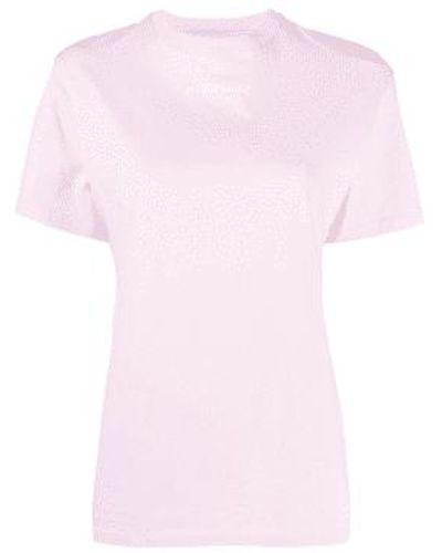 Square Golden Goose Log T Shirt M / Lavender Dream Female - Pink