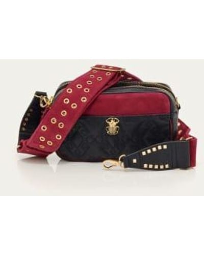 Claris Virot Licorice Leather Lily Bag Leather - Red