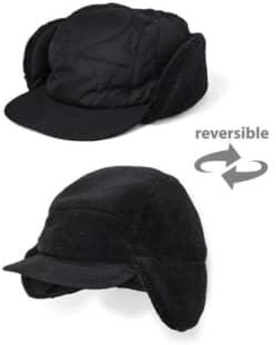 Taion Military Reversible Down Cap Os - Black