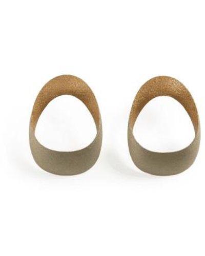 Maison 203 3d Printed Flow Earrings Nylon - Metallic