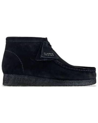 Clarks New Wallabee Boot Suede Uk 9 - Blue