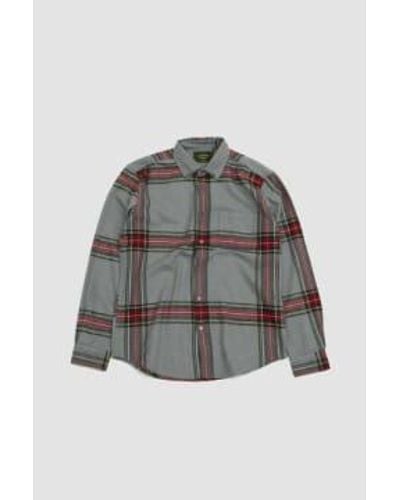 Portuguese Flannel Alby Shirt M - Gray