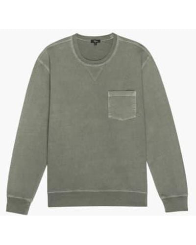 Rails Burke Sweatshirt Olive Size L - Gray