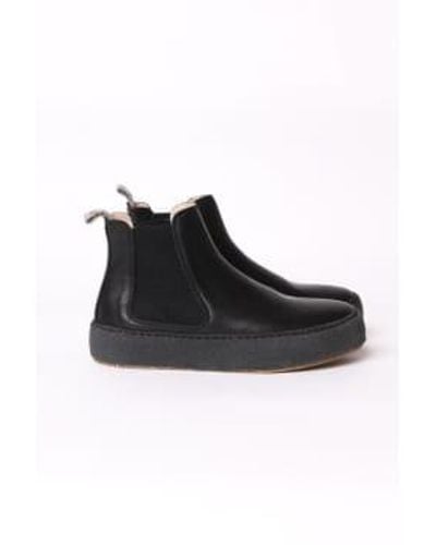 Astorflex Wiseflex Leather Chelsea Boot / 40 - Black
