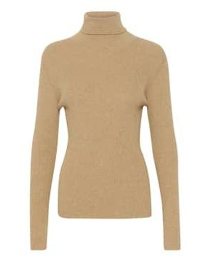 Soaked In Luxury Slspina Rollneck - Natural