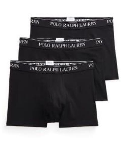 Ralph Lauren Classic 3 pack stamm - Schwarz