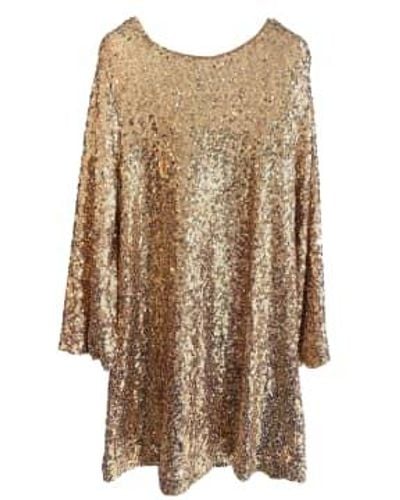 Lavi Sequin Dress - Brown