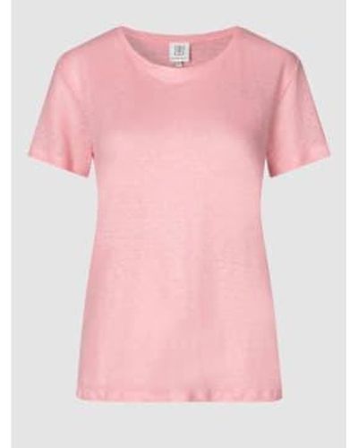 Second Female Rosa pfingstrosen auf nacken -t -shirt - Pink