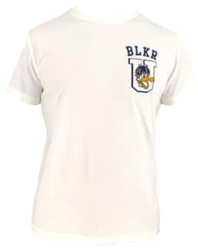 Bl'ker Blker T Shirt Footbal Duck Uomo - Bianco