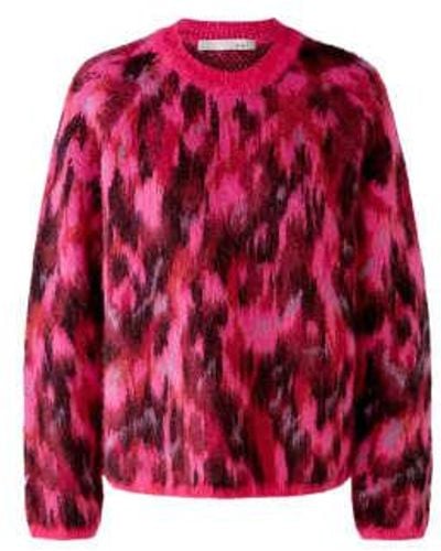 Ouí Printed Sweater Uk 16 - Red
