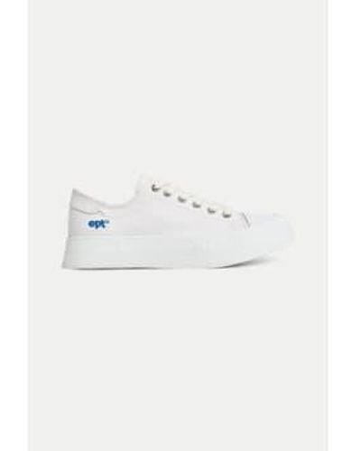East Pacific Trade Dive Canvas Trainer Womens - Bianco