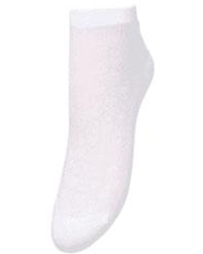 Becksöndergaard Short Signa Cotton Sock 4/6 - White