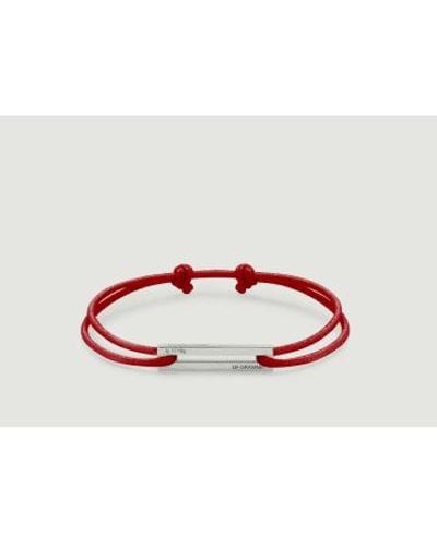 Le Gramme 25 10 G Cord Bracelet - Rosso