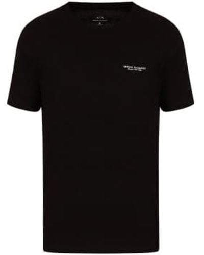 Armani Exchange Camiseta logotipo 8nzt91 - Negro