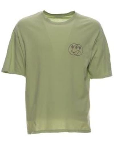 AMISH Camiseta el hombre p23amu029ca16xxxx pálido ver - Verde
