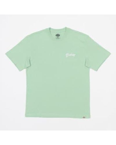 Dickies T-shirt logo à manches courtes dighton en vert calme