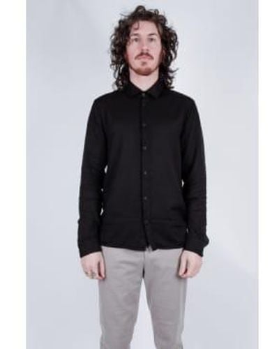 Transit Cashmere Regular Fit Shirt Black - Nero