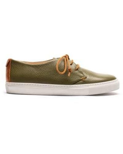 Tracey Neuls Karl Or Leather Sneaker - Verde