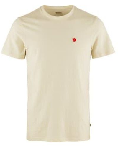 Fjallraven Fjallraven Hemp Short Sleeved T Shirt Chalk - Neutro
