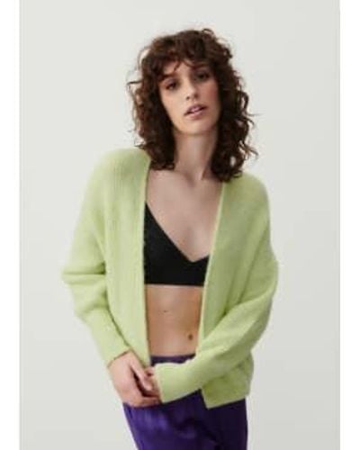 American Vintage East Cardigan Lime Xs/s - Green
