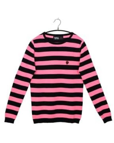 Danielle Rattray : Striped Knit - Red