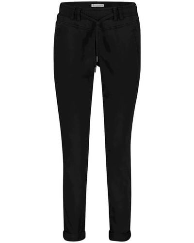 Red Button Trousers Tessy Jogger Black