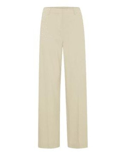 B.Young Danta Wide Leg Trousers Cement 34 - Natural