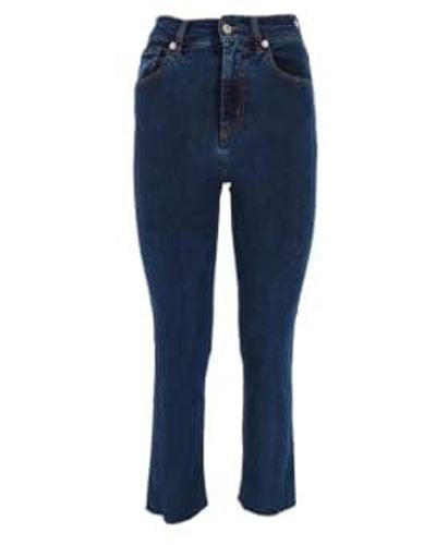 TRUE NYC Pantaloni Manet Donna Easy Blu