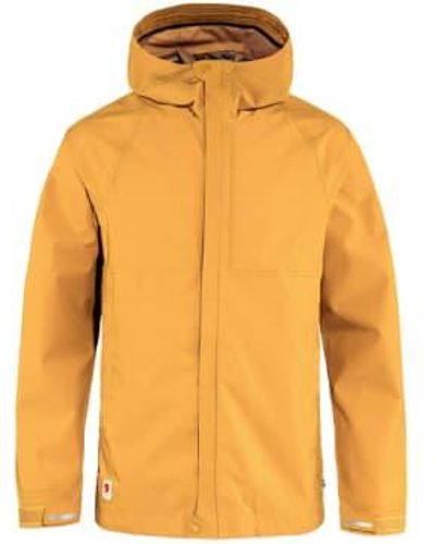 Fjallraven High Coast Hydratic Trail Jacket Mustard Small - Yellow