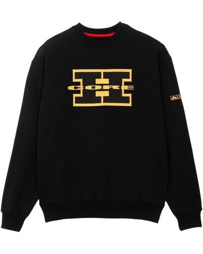 Homecore Big H Patch Sweat Gold Black - Noir