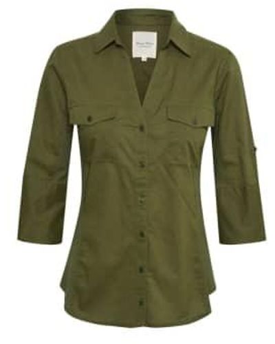 Part Two Camisa cortnia kalamata - Verde