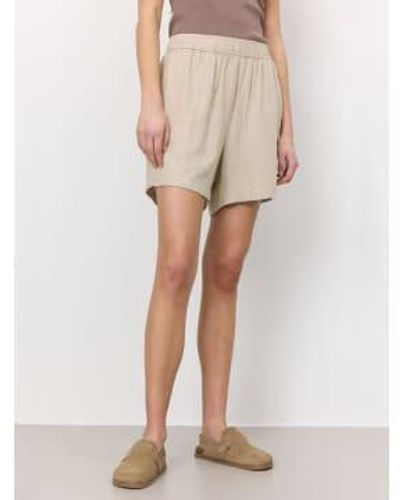 Levete Room Naja 8 Linen Shorts - Natural