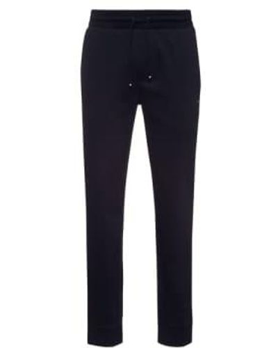 BOSS Bleu foncé lamont 82 jogging bottoms avec tab boss detail