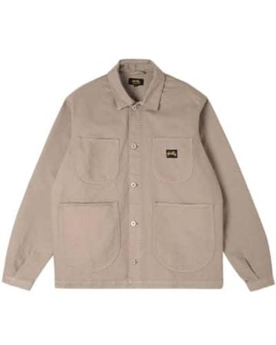 Stan Ray Coverall Jacket Dusk Twill Large - Natural