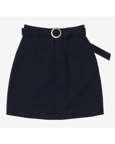 among Buckle Belt Skirt S/m - Blue