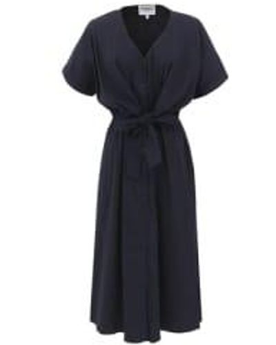 FRNCH Perrine Tie Front Dress - Blu
