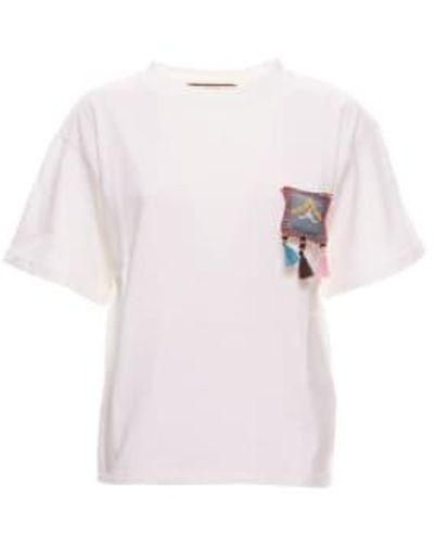 Akep T-shirt femme tskd05208 panna - Rose