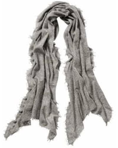PUR SCHOEN Hand Felted Cashmere Soft Scarf + Gift Wool - Grey