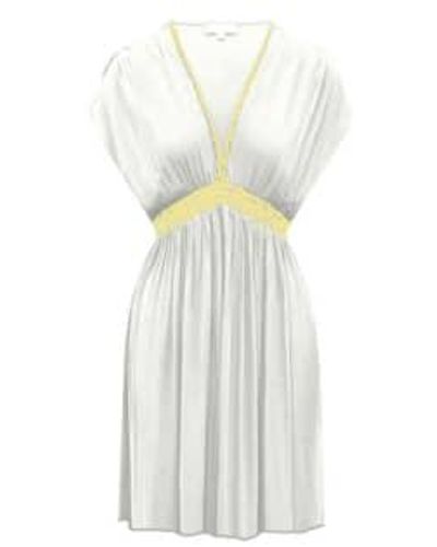 Nooki Design Layla Dress Ecru / S 100% Cotton - White